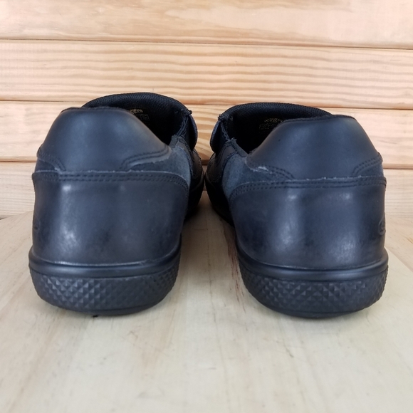 KEEN 1012857D DESTIN Men's 11.5 US Slip On Black Leather Loafers EH Work Shoes - Picture 7 of 16